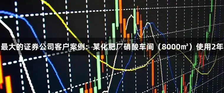 最大的证券公司客户案例:某化肥厂硝酸车间(8000㎡)使用2年